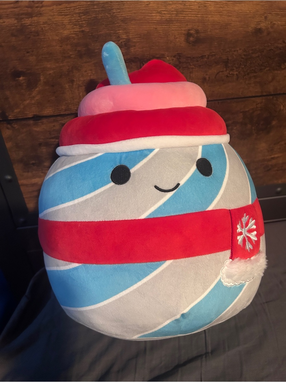 Squishmallows Beach Ball Plush in Red, Blue & White